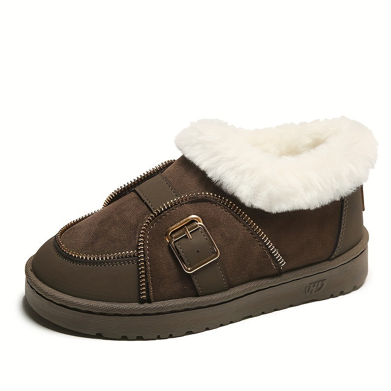 Women's Non Slip Snow Shoes Comfortable Warm Thick Bottom Shoes