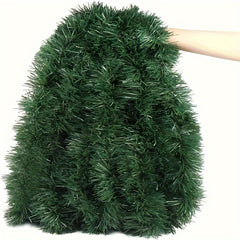 1pc Christmas Wreath Green Decor Outdoor/Indoor Use