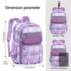 Kids Large Capacity Waterproof School Backpack