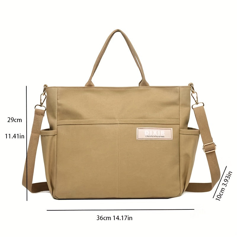 Mommy Diagonal Bag Canvas Large Capacity Portable Messenger Bag