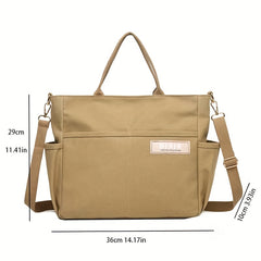 Mommy Diagonal Bag Canvas Large Capacity Portable Messenger Bag