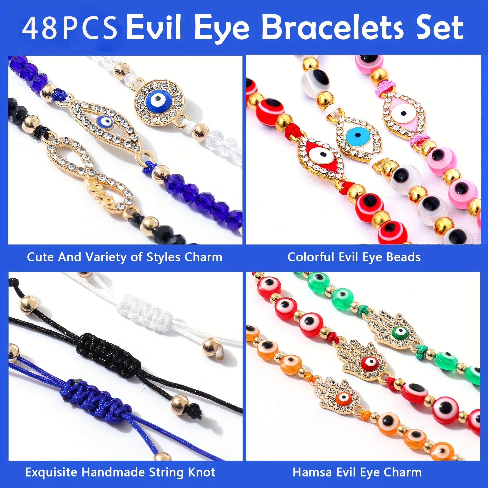 Boho Evil Eye Bracelet Anklet Gift For Women