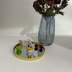 Glass Mirror Tray for Home Decor and Living Room