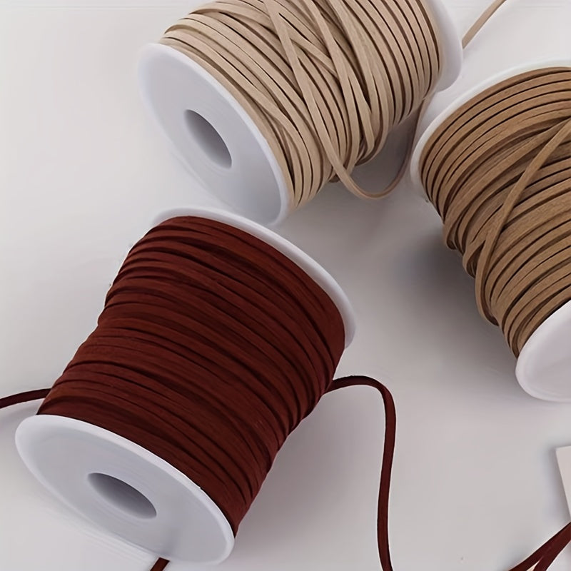 45m Narrow Ribbon Flower Bouquet Tie Manual Leather Rope Decoration Ribbons