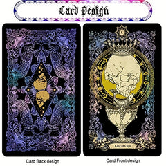 Wandering Spirit Gothic Dark Tarot Mini Cards with QRCode Guidebook