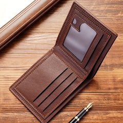 Men's Leather Wallet with Money Clip