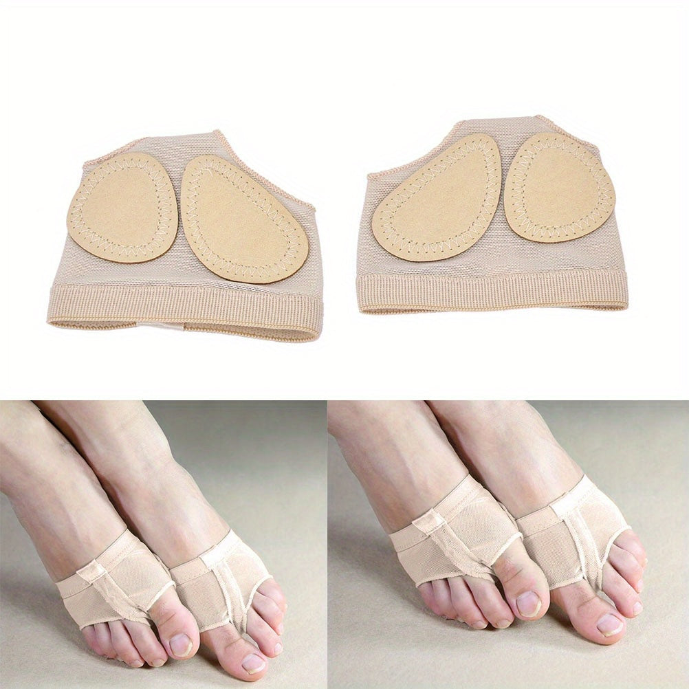 Dance Toe Pad Practice Shoes Foot Thong Half Sole Gymnastics Ballet