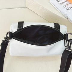 Casual Cylindrical Bag For Boys Outdoor Camping Hiking Travel Crossbody Bag