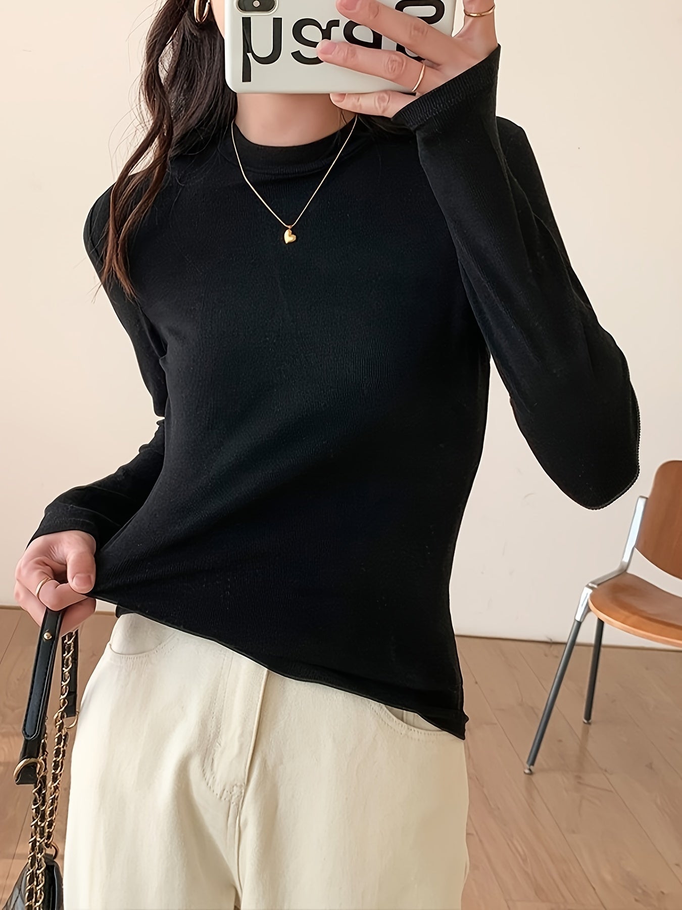 Slim Fit Long Sleeve Top Women's Activewear