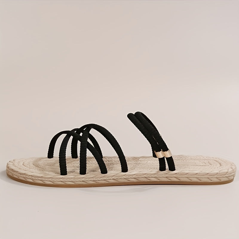 Women's Flat Beach Slippers Comfortable Outdoor Slippers