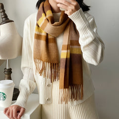 Girls 100 Wool Scarf Warm Kids Neck Warmer For Women