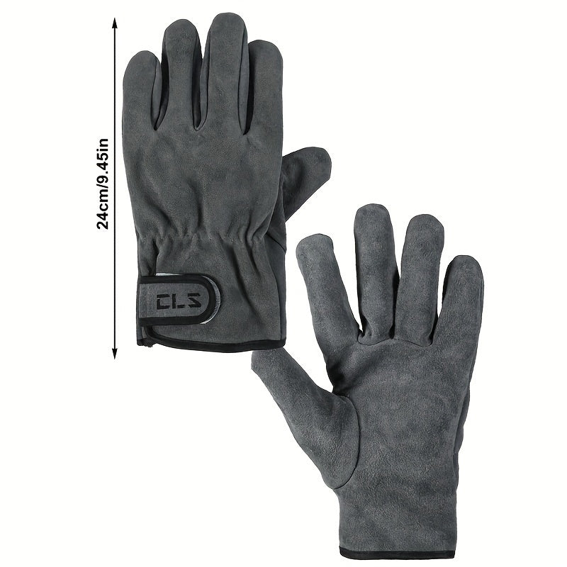 1pair Heat Resistant BBQ Gloves for Outdoor Picnic and Barbecue
