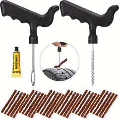 Tubeless Tire Repair Kit Auto Tire Plug Tool for Car Truck RV Trailer Punctures
