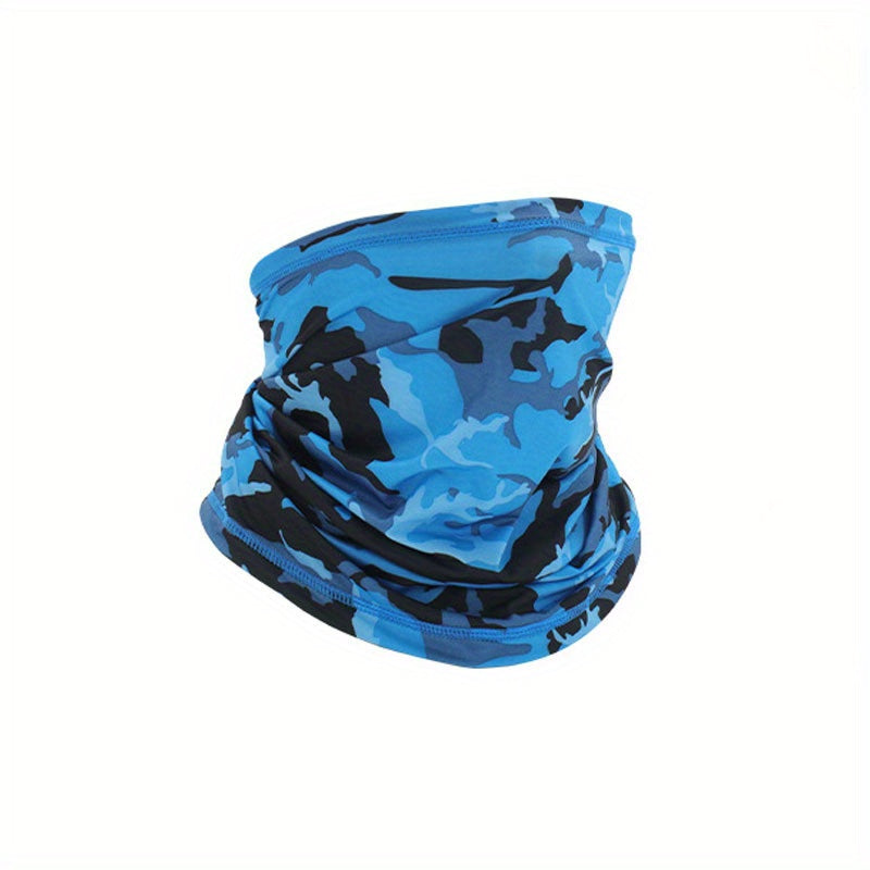 Unisex Camo Face Mask Neck Gaiter Cycling Windproof