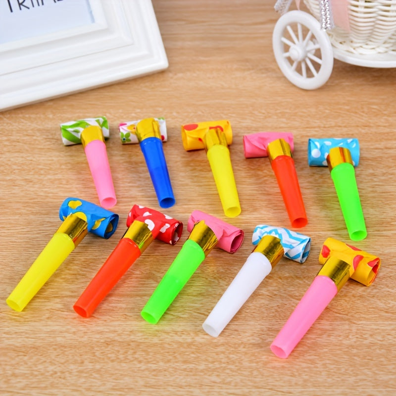 Colorful Candy Blower Whistle Birthday Party Supplies
