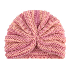 Children's Knitted Wool Hat with Ear Protection for Newborns