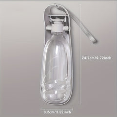 Portable Pet Dog Water Bottle Foldable Bowl Puppy Outdoor Drinking Bottle
