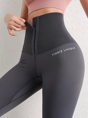 Tummy Control Yoga Leggings with Butt Lifting Print