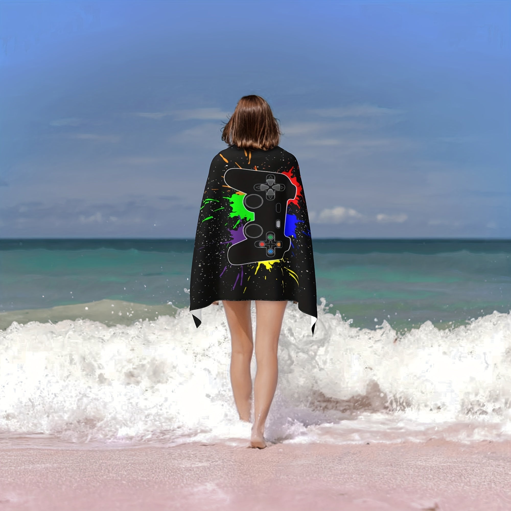 Quick Drying Beach Towel for Adults & Kids