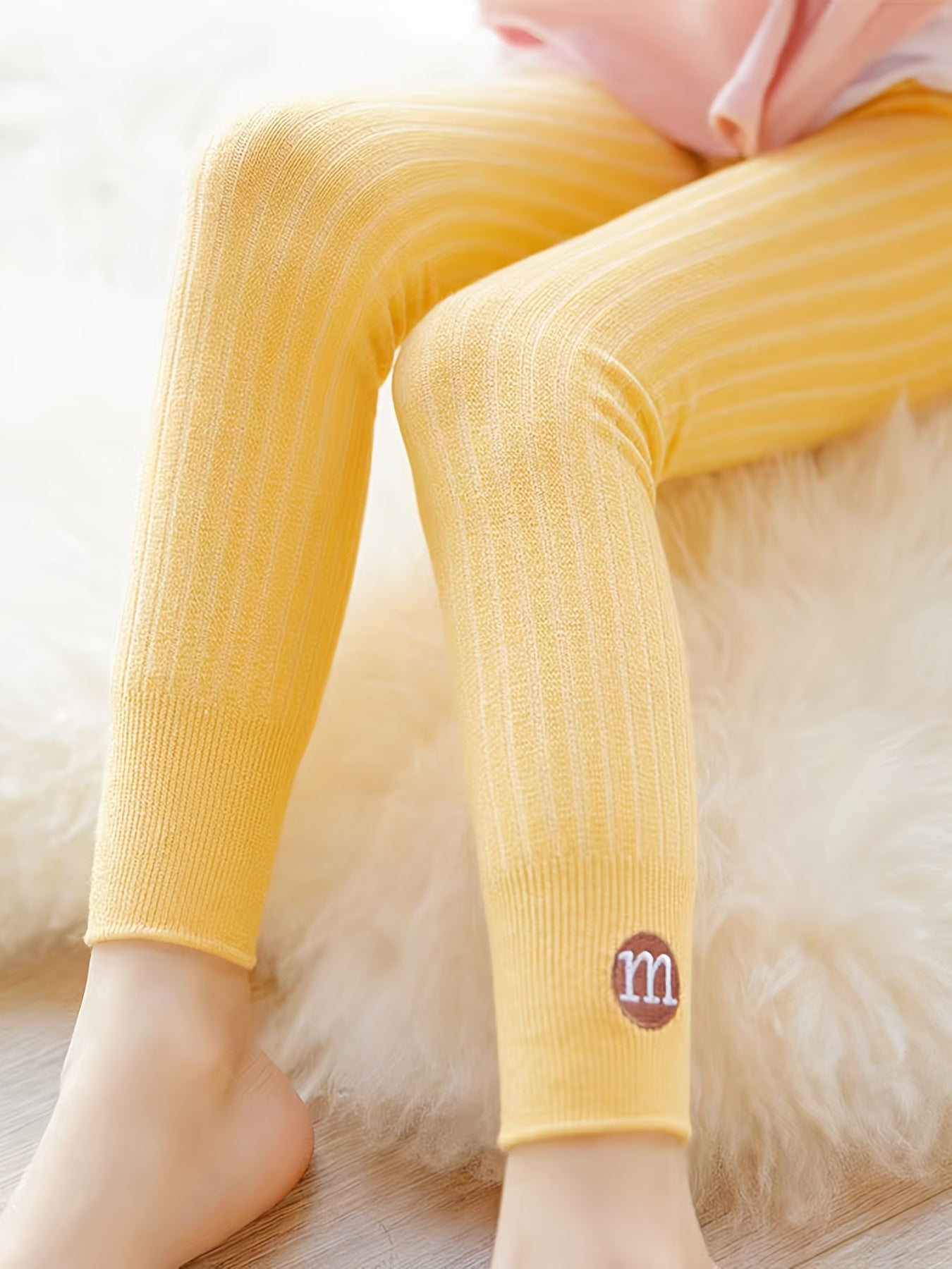 Girls Cropped Legging Embroidery Kids Clothes