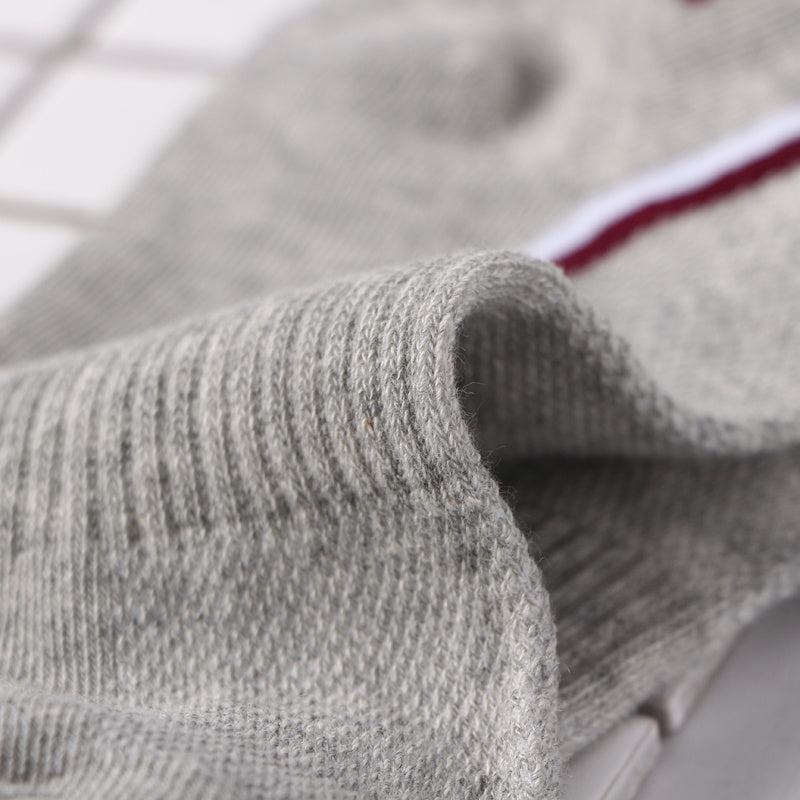 5 Pairs Women's Sporty Ankle Socks with Letter Print