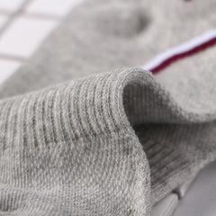 5 Pairs Women's Sporty Ankle Socks with Letter Print
