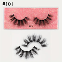 Natural Effect Faux Mink Hair False Eyelashes