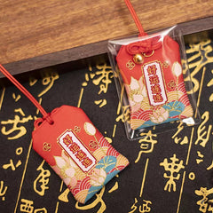 Red Prayer Lucky Bag Children's Schoolbag Pendant