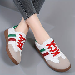 Women's Lightweight Lace-up Outdoor Flats Soft Sole Shoes