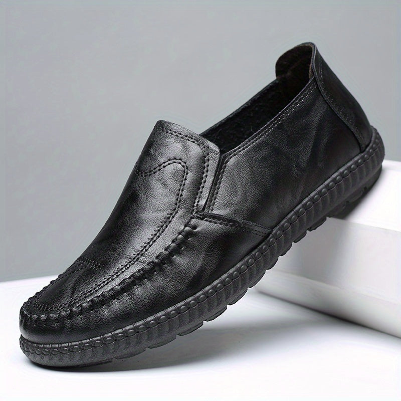 Men's Comfy Stitch Detail Loafers Slip On Shoes Spring Summer