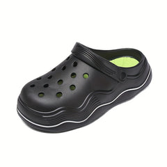 Men's Lightweight Comfy Clogs Hollow Out Non Slip Garden Shoes Summer