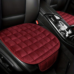 Universal Car Seat Cushion Storage Bag Silicone Bottom Plush Winter Short