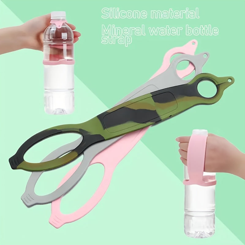 Silicone Water Bottle Handle Ring Cup Accessory Purple