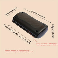 Horse Sweat Scraping Brush with Serrated Bristles