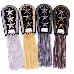 British Retro Fringe Epaulette PVC Shoulder Decoration