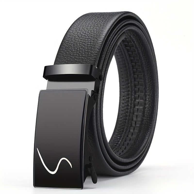 Men's PU Leather Business Belt - Formal Dress Pants - Gift for Father