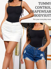 Seamless Shaping Bodysuit Tummy Control Sleeveless Body Shaper