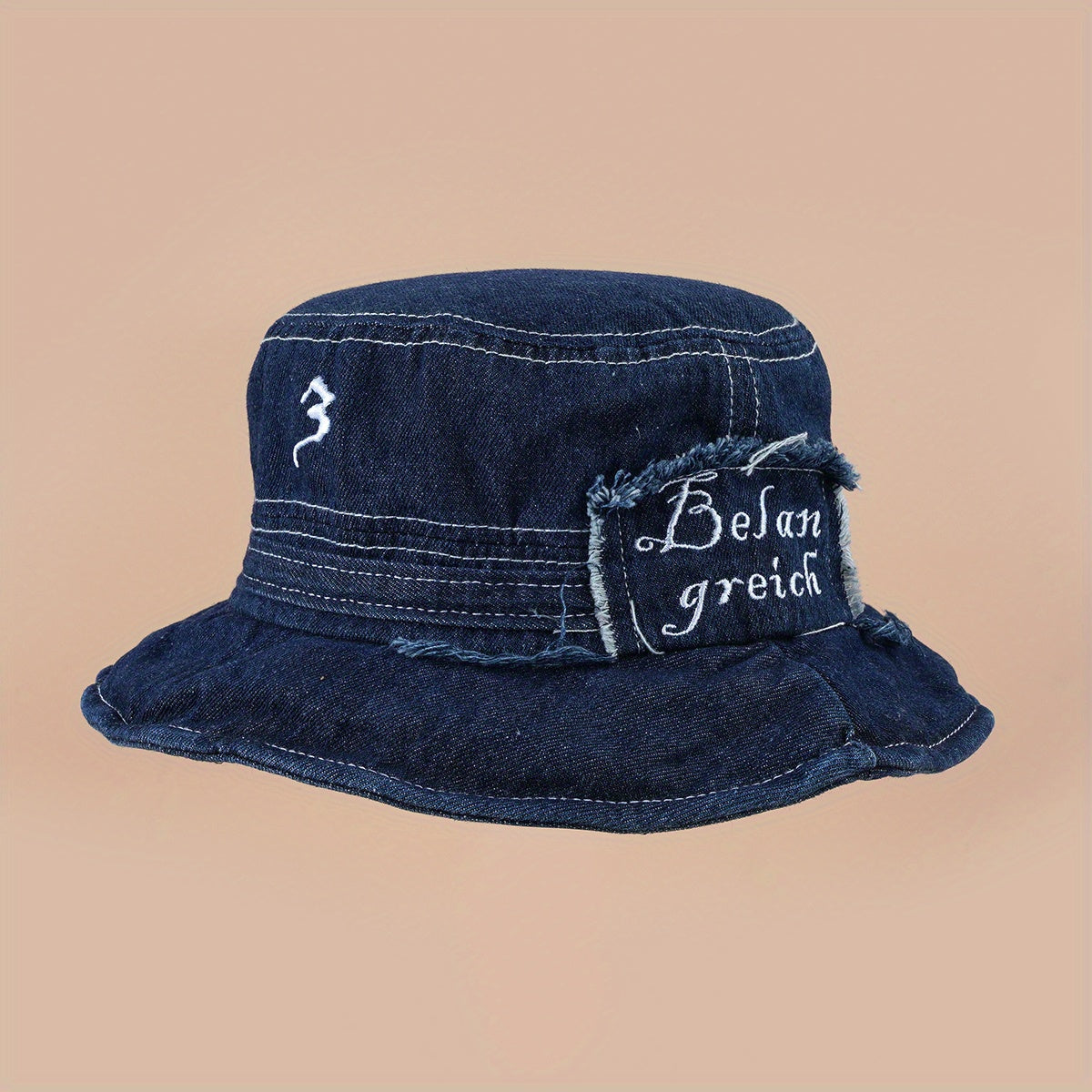 Denim Washed Bucket Hat Cotton Sun Protection Fisherman Hat