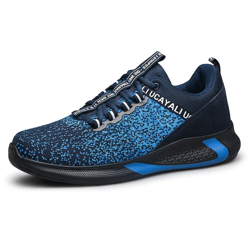 Men's Running Shoes Lace-up Sneakers Lightweight Breathable