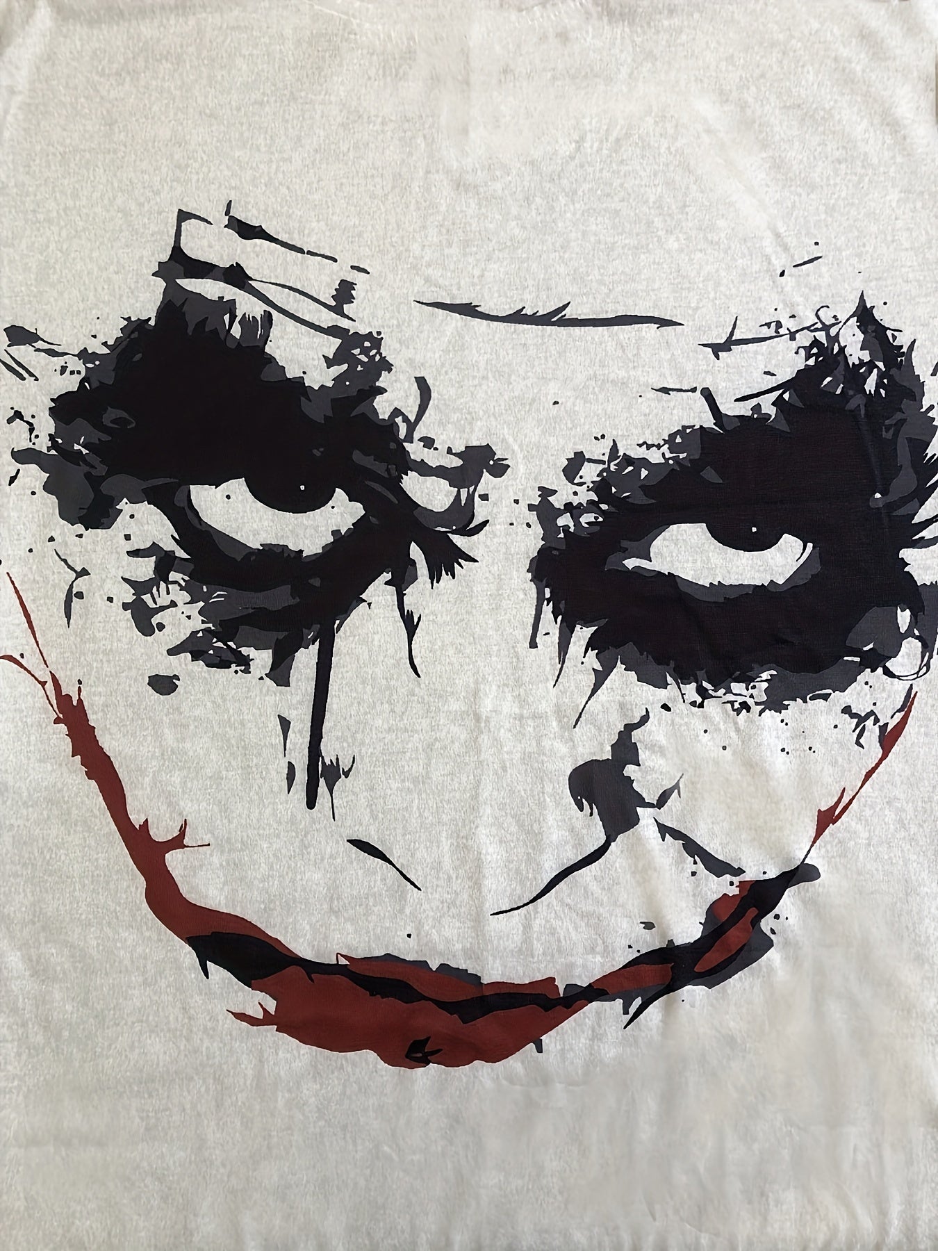 Clown Pattern Print Men's Short Sleeve T-shirt Graphic Tee