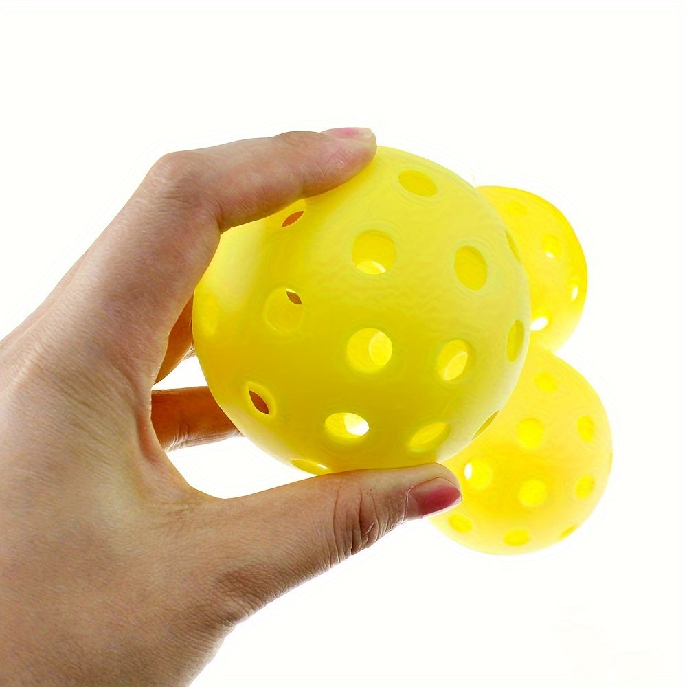 2PCS Outdoor Pickleballs 40 Hole For Training Game Indoor And Outdoor