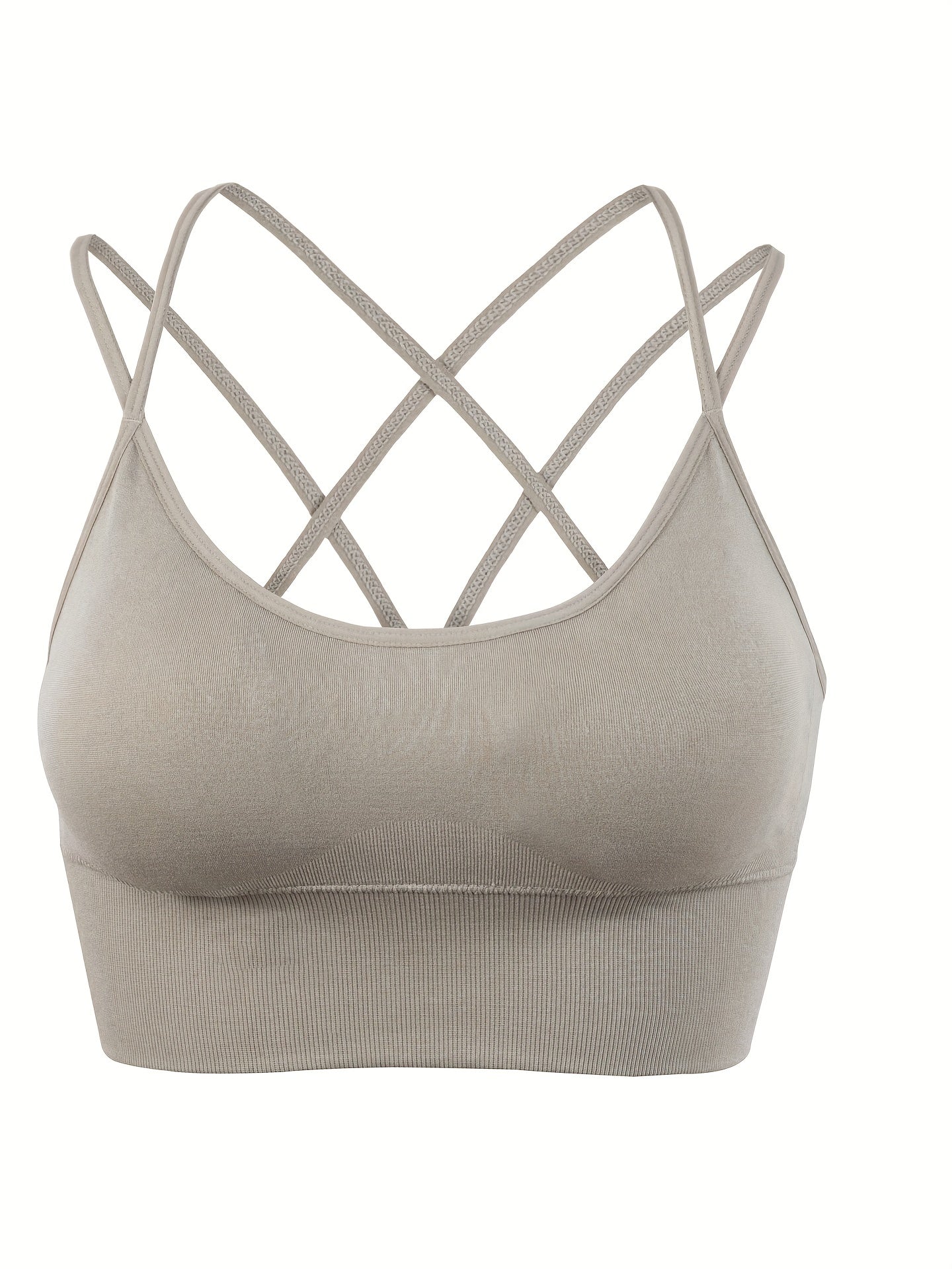 5pcs Cross Back Sports Bras Criss Cross Beauty Back Sports Bra for Women