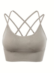 5pcs Cross Back Sports Bras Criss Cross Beauty Back Sports Bra for Women