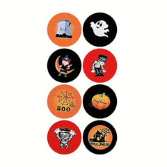 500pcs Halloween Cartoon Stickers Roll Funny Sealing Stickers
