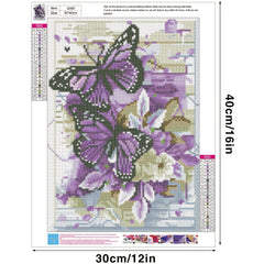 Butterfly Rhinestone Diamond Painting Kit - DIY Arts and Crafts