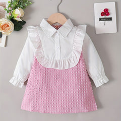 Baby Girl Bubble Gingham Stylish Dress