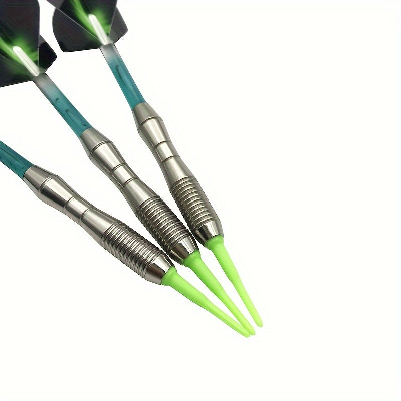3pcs Soft Tip Darts with Standard Shaft and Aurora Wing for Game