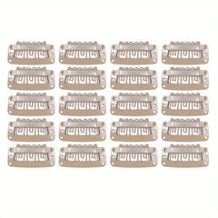20Pcs Hairpin Hair Extension Wig Clips Metal Comb Closure Tool