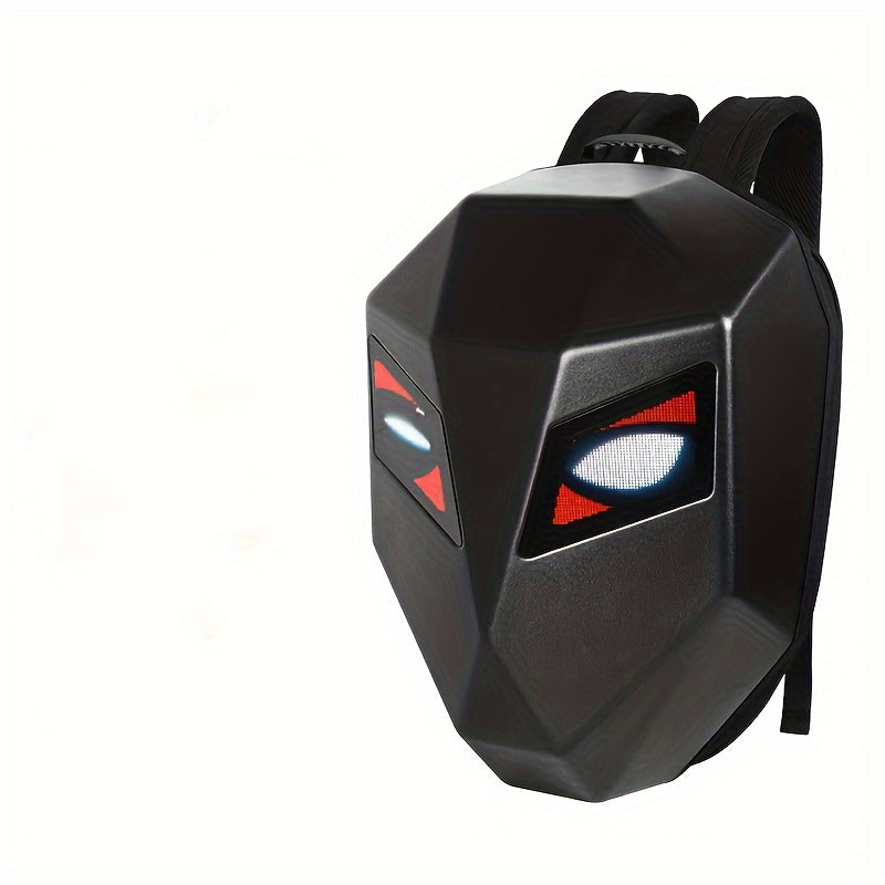 Waterproof LED Hard Shell Backpack for Motorcycle Bicycle Cycling