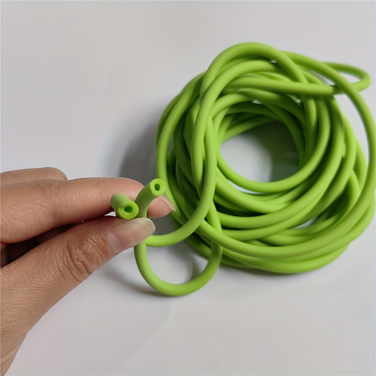Natural Latex Slingshot Green Rubber Tube & Accessories for Outdoor Sports